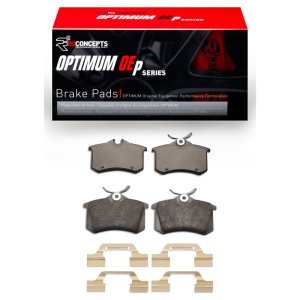 Volkswagen Golf Brake Pads - Rear - R1 Concepts - Optimum OE - `03-`06